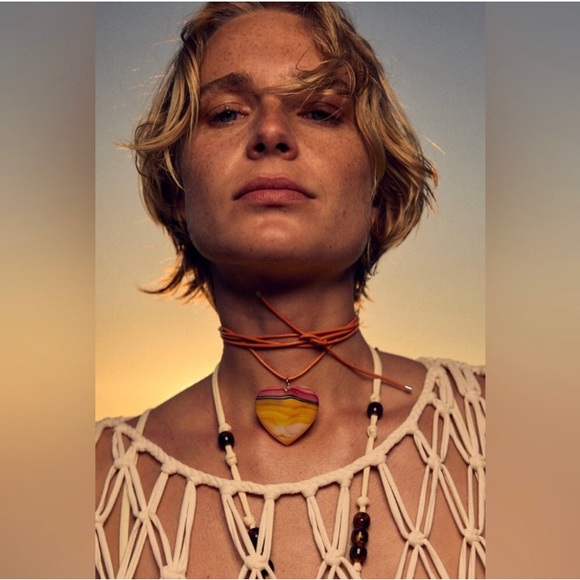 Zara Jewelry - ❤️❤️Zara Heart Resin Necklace❤️❤️